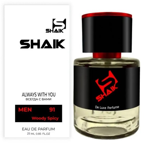 ПАРФЮМЕРНАЯ ВОДА SHAIK M 091 DELUX Woody Spicy 25мл
