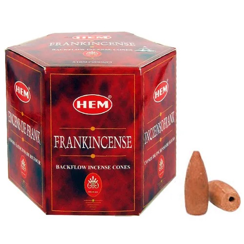 Благовония пуля HEM Frankincense ладан, стелющийся дым, конусы 40 шт
